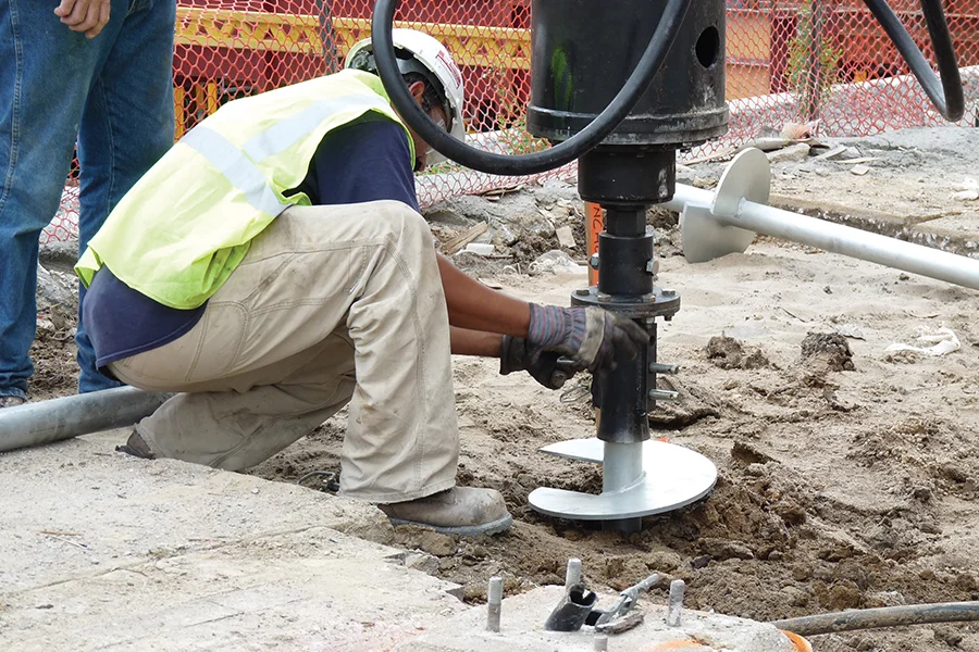 Helical Pier Installation in Port St. Lucie, FL