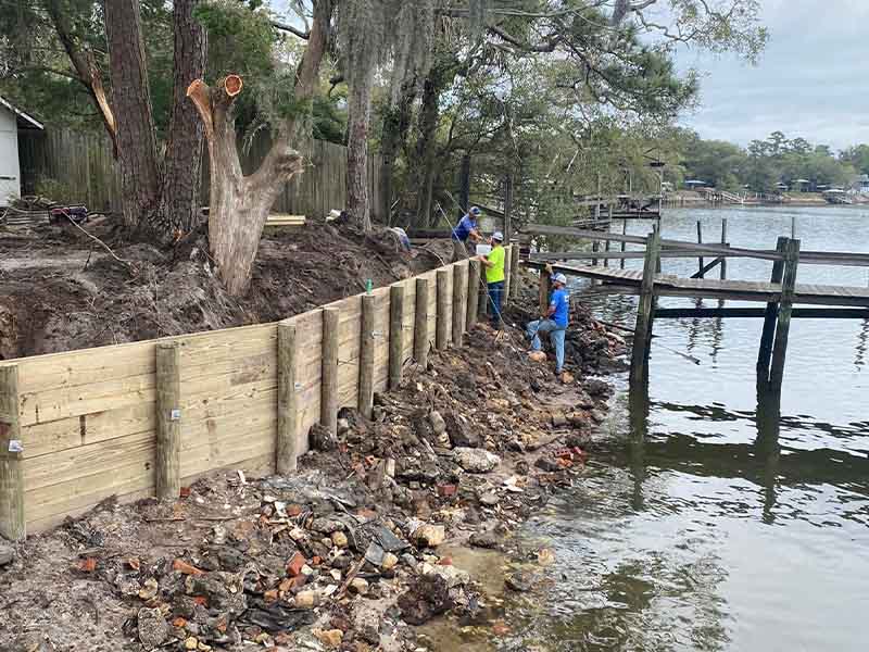 Seawall Repair in Port St. Lucie, FL